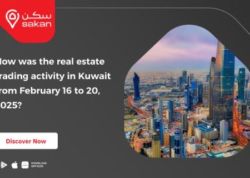 How was the real estate trading activity in Kuwait from February 16 to 20, 2025?
