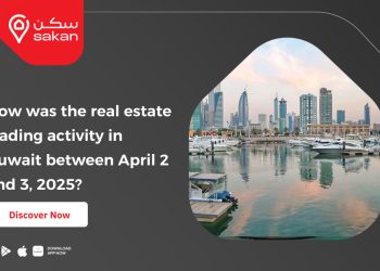 How was the real estate trading activity in Kuwait between April 2 and 3, 2025?