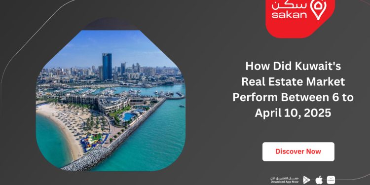 How Did Kuwait's Real Estate Market Perform Between 6 to April 10, 2025?