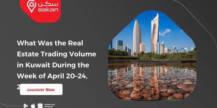 What Was the Real Estate Trading Volume in Kuwait During the Week of April 20–24, 2025?